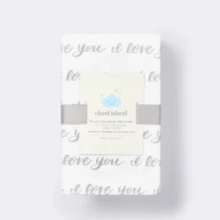Plush Changing Pad Cover I Love You Script - Gray/White - Cloud Island™ -My baby GUEST 9944ff07 64ff 4bad 9488 e85e8dcadd15