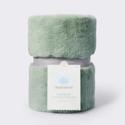 Solid Satin Edge Plush Blanket - Green - Cloud Island™ 8 Solid Satin Edge Plush Blanket - Green - Cloud Island™ -My baby GUEST 9c42ab8d de2b 4a01 9fb6 c37519399c30
