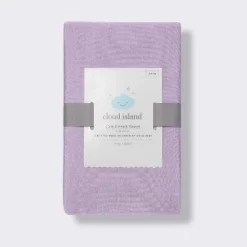 Polyester Rayon Fitted Crib Sheet - Purple - Cloud Island™ -My baby GUEST 9e9f829a 1c78 4225 aede a2244af71197