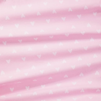 Fitted Crib Sheet Hearts - Cloud Island™ Pink 5 Fitted Crib Sheet Hearts - Cloud Island™ Pink - Image 3