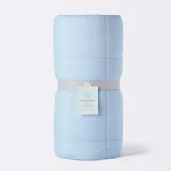Muslin Quilt Baby And Toddler Blanket - Blue - Cloud Island™ -My baby GUEST aa7a57ae 2851 453d a931 e8a2f2e35321
