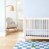 Polyester Rayon Fitted Crib Sheet - Navy Blue Vertical Stripe - Cloud Island™ -My baby GUEST ad047312 707d 4101 83cc a19f94e19327
