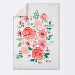 Crib Bedding Set - Floral - 4pc - Cloud Island™ -My baby GUEST ad8660d2 ec78 4c40 a00d 158ffbd4920a