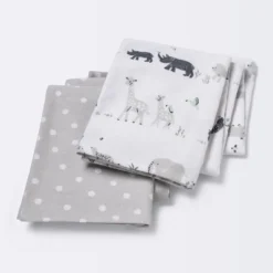 Flannel Blanket Larger Size 2pk - Cloud Island™ Two By Two Animals -My baby GUEST b1b11af9 bd89 43f8 b331 192794a72188