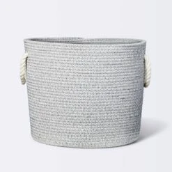 Coiled Rope Storage Bin Large Chevron - Cloud Island™ Gray -My baby GUEST b3633f89 62a2 410e 803d aba377ae89ad