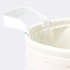Medium Round Bin With Slub Stitching - Cream - Cloud Island™ -My baby GUEST b58cb1cf 47ee 4f45 8d9f bedb76b3c240