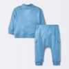 Baby Boys' 2pc Cozy Quarter Zip Top & Bottom Set - Cloud Island™ Blue -My baby GUEST b6f766b3 87ef 4ad3 80f6 b527b9f92e22