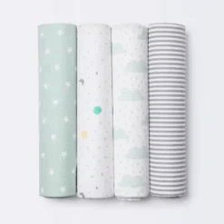 Flannel Baby Blankets Space - Cloud Island™ 4pk 7 Flannel Baby Blankets Space - Cloud Island™ 4pk -My baby GUEST bb39f5fc b71d 452d a9c3 4dbfec650999