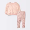 Baby Girls' 2pc Cat Applique Sweatshirt & Leggings Set - Cloud Island™ Pink -My baby GUEST bc979e01 a670 4270 b54b 633ab2e6602a