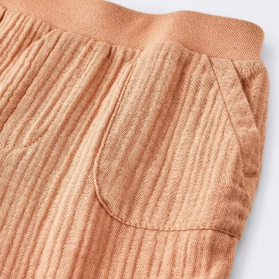 Baby Boys' Rust Striped Pocket T-Shirt & Shorts Set - Cloud Island™ Brown 5 Baby Boys' Rust Striped Pocket T-Shirt & Shorts Set - Cloud Island™ Brown - Image 3