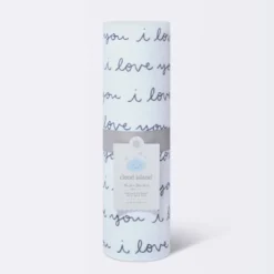Muslin Swaddle Blanket I Love You - Cloud Island™ White -My baby GUEST c43957bc 45ec 4564 b837 815db0875c0d