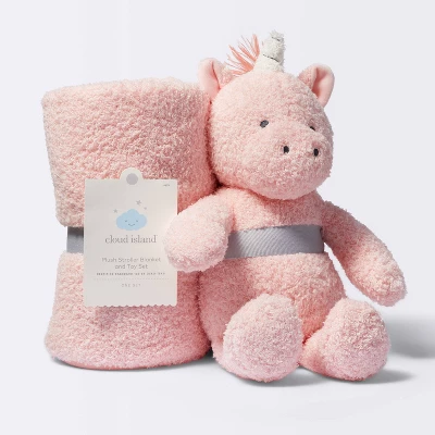 Plush Blanket With Soft Toy - Unicorn - Cloud Island™ 5 Plush Blanket With Soft Toy - Unicorn - Cloud Island™ - Image 3