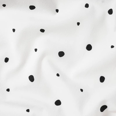 Fitted Crib Sheet Scatter Dot - Cloud Island™ - Black/Cream 5 Fitted Crib Sheet Scatter Dot - Cloud Island™ - Black/Cream - Image 3