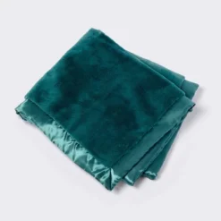 Solid Satin Edge Plush Baby Blanket - Green - Cloud Island™ -My baby GUEST caf56ba3 c66f 459e 84fc a13ca5181eef