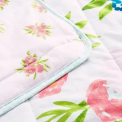 Jersey Knit Reversible Baby Blanket Floral - Cloud Island™ - White -My baby GUEST d68bc9ba 9ab0 4274 b3da 760c01f3e8d0
