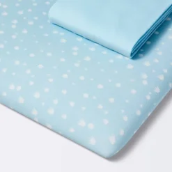 Fitted Jersey Play Yard Crib Sheet Dino-snore - Light Blue - 2pk - Cloud Island™ -My baby GUEST da33ad97 ea95 485d 931c fb751ee275d4