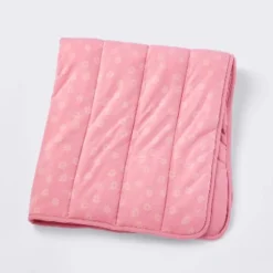 Rayon From Bamboo Jersey Quilted Blanket - Ditsy Floral - Pink - Cloud Island™ -My baby GUEST e47fb1ed ca66 41ff 9a48 85ecea9e6548