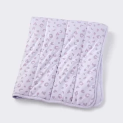 Rayon From Bamboo Jersey Quilted Blanket - Leopard - Purple - Cloud Island™ -My baby GUEST e96adc35 6c5a 49f8 93a7 7182b072a034