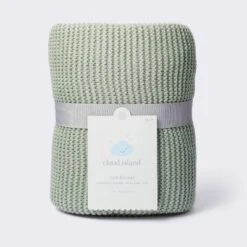 Knit Baby Blanket - Green - Cloud Island™ -My baby GUEST edd7bf7b ca9d 41b9 a3d8 440cedb82f61