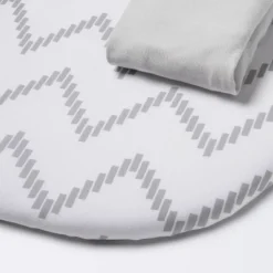 Jersey Bassinet Sheet - Cloud Island™ Gray Chevron And Solid Gray - 2pk -My baby GUEST ee8a9601 47fd 4567 a503 9109ebbc34c6