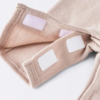 Baby 3pk Cotton Romper - Cloud Island™ Khaki Preemie: Long Sleeve, Front Hook And Loop Fastener, Solid & Stripe Patterns 5 Baby 3pk Cotton Romper - Cloud Island™ Khaki Preemie: Long Sleeve, Front Hook And Loop Fastener, Solid & Stripe Patterns - Image 3