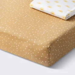 Fitted Jersey Crib Sheet - Sun Dashes - 2pk - Cloud Island™ -My baby GUEST ef5c8efd d427 4e3e 83a5 a4ebc24e720c