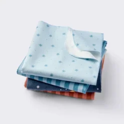 Flannel Baby Blankets - Space - 4pk - Cloud Island™ -My baby GUEST f00ed269 4e51 49e5 a9f8 9a020b40007e
