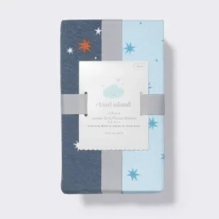 Fitted Jersey Crib Sheet - Space - 2pk - Cloud Island™ -My baby GUEST f1d5f5f3 b565 43e6 8f9c 543c6a6ffa15