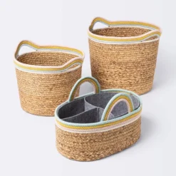 Natural Woven Round Storage Bin With Coiled Rope Handle - Cloud Island™ L 7 Natural Woven Round Storage Bin With Coiled Rope Handle - Cloud Island™ L -My baby GUEST f2c0b681 df2b 4431 8e48 9cfc420789b9