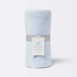 Plush Ribbed Blanket - Cloud Island™ Blue Stars -My baby GUEST f4b08430 5c7e 42c8 a53e 6823867dedf6