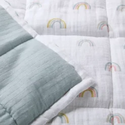 Muslin Quilt Baby And Toddler Blanket - Rainbow - Cloud Island™ -My baby GUEST f8c7af3c 389b 4fdc aced 57f5231afb03