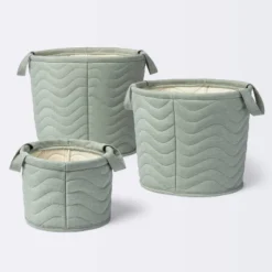 Quilted Fabric Large Round Storage Basket - Green - Cloud Island™ 7 Quilted Fabric Large Round Storage Basket - Green - Cloud Island™ -My baby GUEST fe54c62f 90f2 4ff1 bc3f d731445825aa