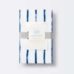 Polyester Rayon Fitted Crib Sheet - Navy Blue Vertical Stripe - Cloud Island™ -My baby GUEST ff652c2a 4b60 45d9 b82a 373f592b54e2