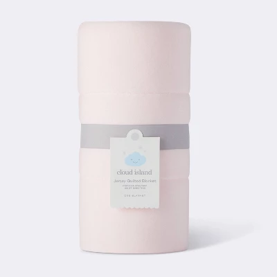 Rayon From Bamboo Quilted Baby Blanket - Light Pink - Cloud Island™ 4 Rayon From Bamboo Quilted Baby Blanket - Light Pink - Cloud Island™ - Image 3